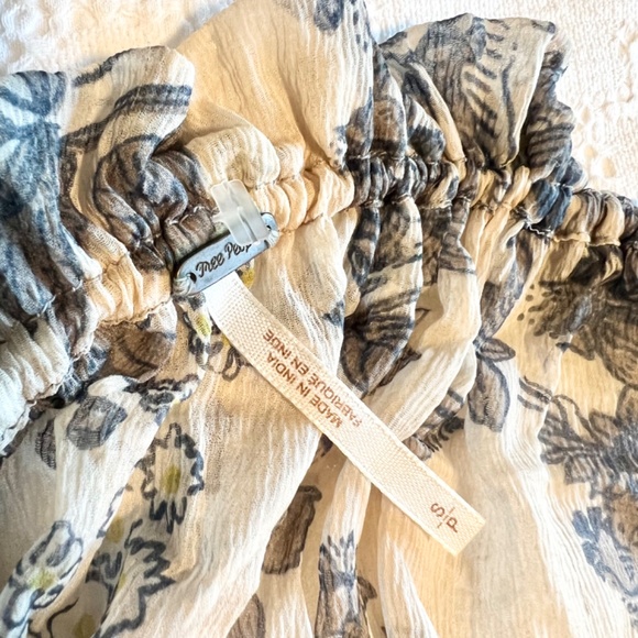 Free People sheer bohemian oversized blouse small - Picture 4 of 4
